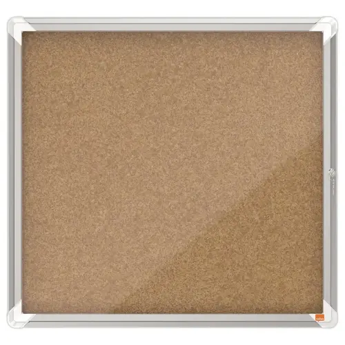 Vitrine d'int&eacute;rieur en li&egrave;ge Premium Plus - 6 x A4 - NOBO 