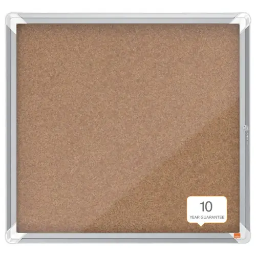 Vitrine d'int&eacute;rieur en li&egrave;ge Premium Plus - 6 x A4 - NOBO 