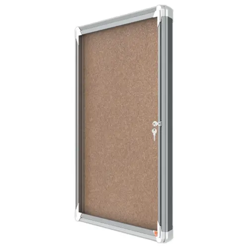 Vitrine d'int&eacute;rieur en li&egrave;ge Premium Plus - 6 x A4 - NOBO 