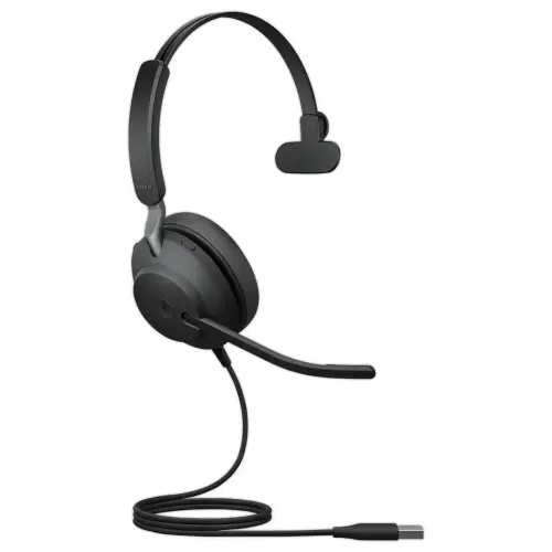 Casque t&eacute;l&eacute;phonique filaire Evolve 2 40 SE Mono MS  USB-C JABRA 