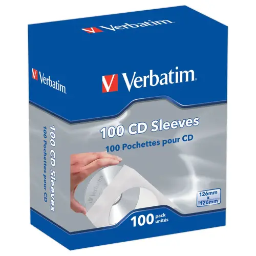 100 Pochettes CD/DVD papier