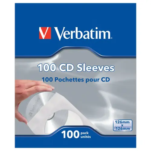 100 Pochettes CD/DVD papier