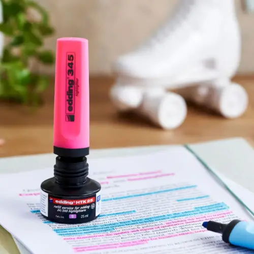 Recharge surligneur Edding - E24 - Rose