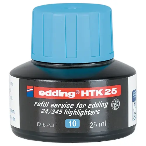 Recharge surligneur EDDING - Ecoline E24 - Bleu clair