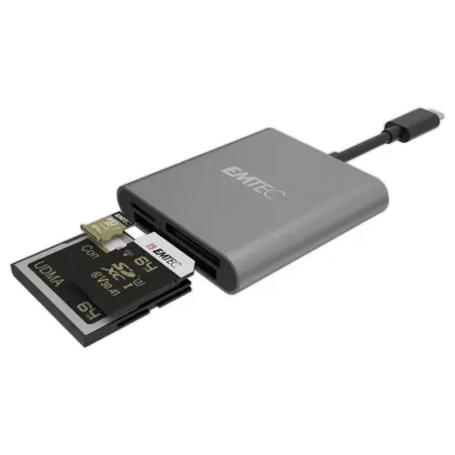 Lecteur de cartes Emtec Type-C Pro T610C