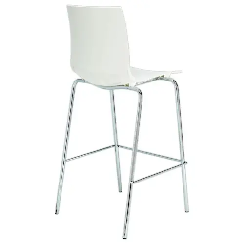 Tabouret haut FONDO HOCKER polypropyl&egrave;ne blanc 