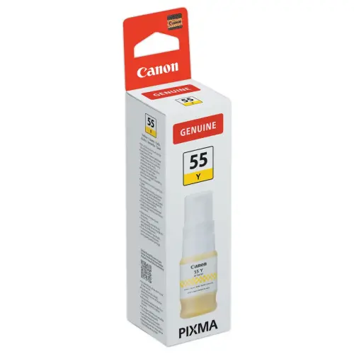 Cartouche Jet d'encre rechargeable CANON GI-55 jaune