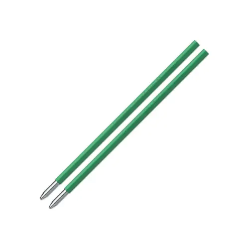 2 recharges pour stylo &agrave; quatre couleurs"Take 4" vertes 