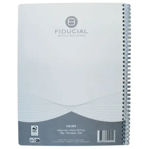 Cahier spirale - 70g - A4+- 160 p - FIDUCIAL