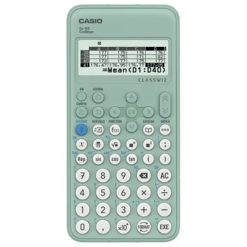 Calculatrice scientifique CASIO FX-92 sp&eacute;ciale coll&egrave;ge 