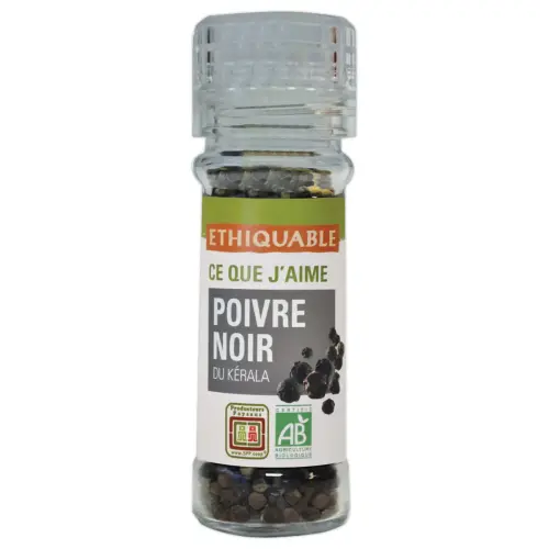 Poivre noir Keral BIO 55g - ETHIQUABLE 