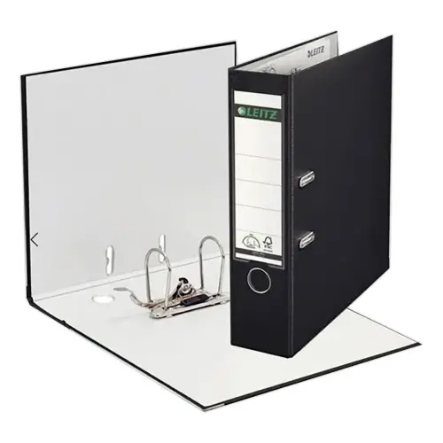 Classeur à levier Leitz 180° A4, 80 mm, noir