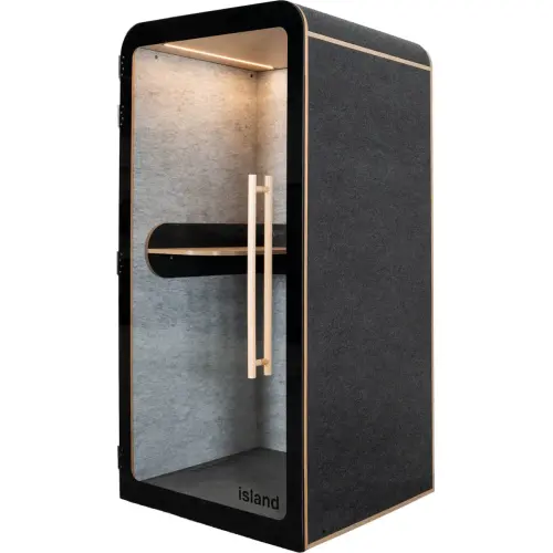Cabine acoustique 1 place SOLO - anthracite