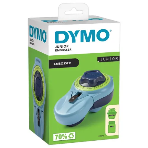 Titreuse à bande de gaufrage Dymo® + ruban 9 mm x 3 m