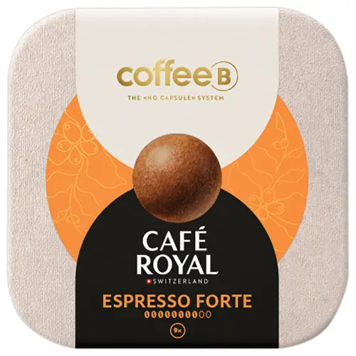Bo&icirc;te de 9 boules Coffee B - Cafe Royal - Expresso Forte 