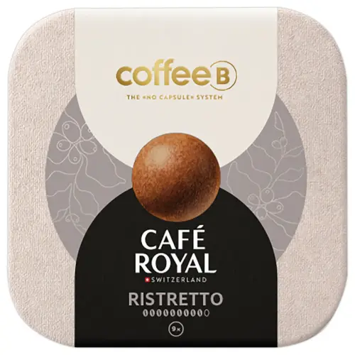 Bo&icirc;te de 9 boules Coffee B -Cafe Royal- Ristretto 
