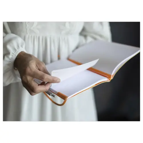Carnet agenda perpetuel Meeting RHODIA16x21 cm Black 