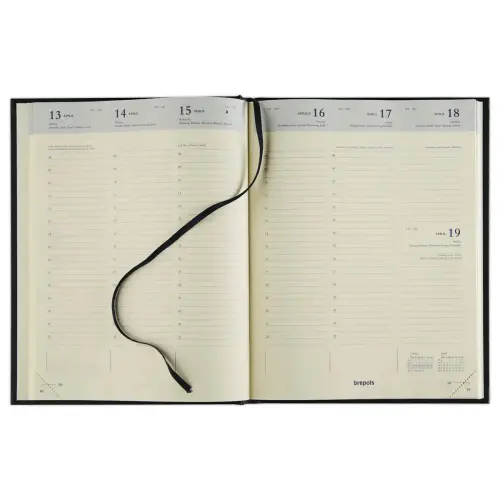 Agenda semainier Brepols TIMING Cube -17 x 22 cm - Assortis