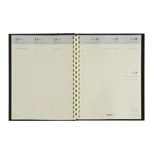 Agenda semainier Brepols TIMING Cube -17 x 22 cm - Assortis