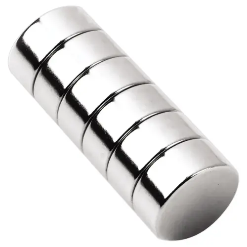 6 Aimants super puissants ronds - Ø 10 mm - Pavo