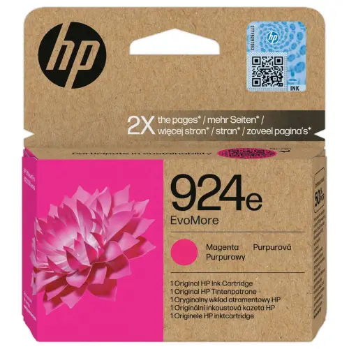 Cartouche jet d'encre 924e EvoMore - Magenta - HP 