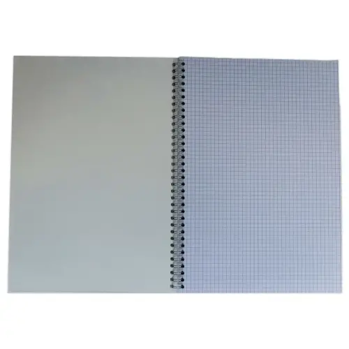 Cahier spirale recyclé - A4 - 70 g - 5x5 - Fiducial