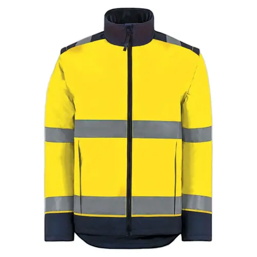 Gilet jaune haute visibilit&eacute; E-VISION - Label GRS - Taille M - T2S 