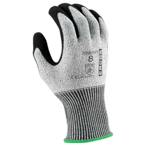 12 paires de gants manutention - mousse nitrile SANDY - gris/noir - Taille 11 - RG 