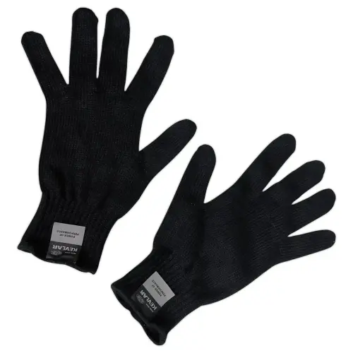 12 Gants de manutention en fil Kevlar et acier - Jauge 10 - Taille 8 - RG 