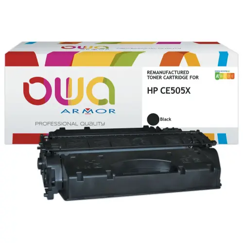 HP CE505X - toner remanufactur&eacute; OWA - extra haute capacit&eacute; - Noir 