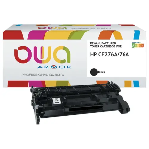 Toner &eacute;quivalent HP CF276A - Noir - Owa 