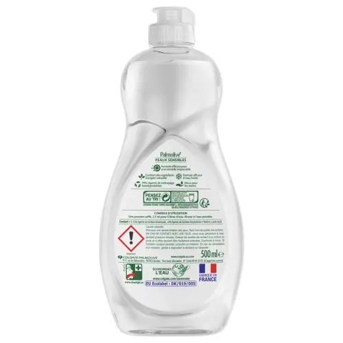 Liquide vaisselle peaux sensibles - 500ml - Palmolive