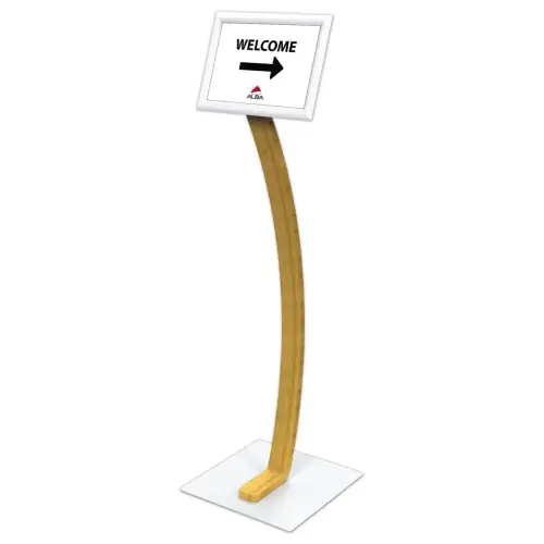 Présentoir signalétique bois A4