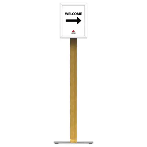 Présentoir signalétique bois A4