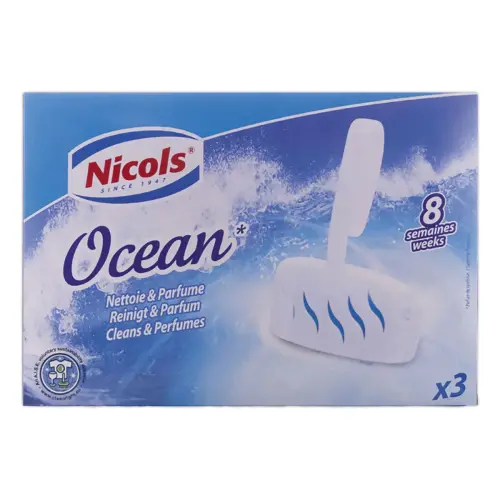 3 blocs cuvette parfum oc&eacute;an 