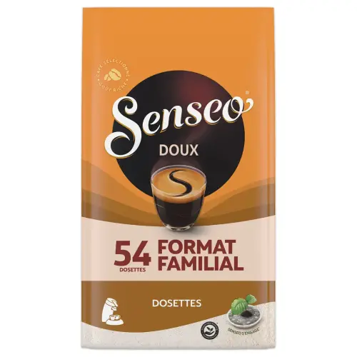 54 Dosettes de caf&eacute; SENSEO&reg; Doux 