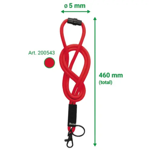 10 Tour de cou rond rouge