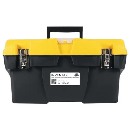 Rouleau de 400 &eacute;tiquettes polypropyl&egrave;ne ultra-r&eacute;sistantes LW 57 x 32mm 