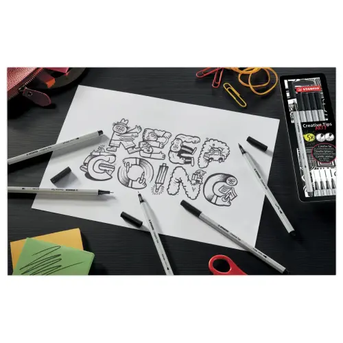 5 Etui de 5 feutre creative tips arty 