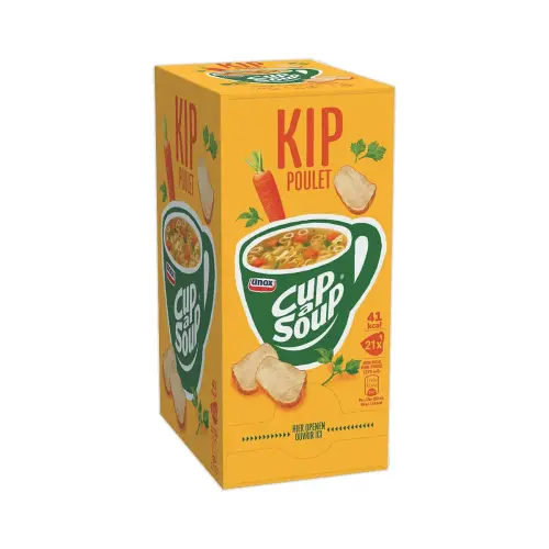 21 Cup-a-Soup poulet, paquet de 21 sachets