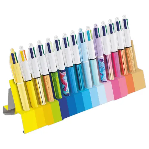 15 Stylos 4 couleurs - Coffret collector - BIC