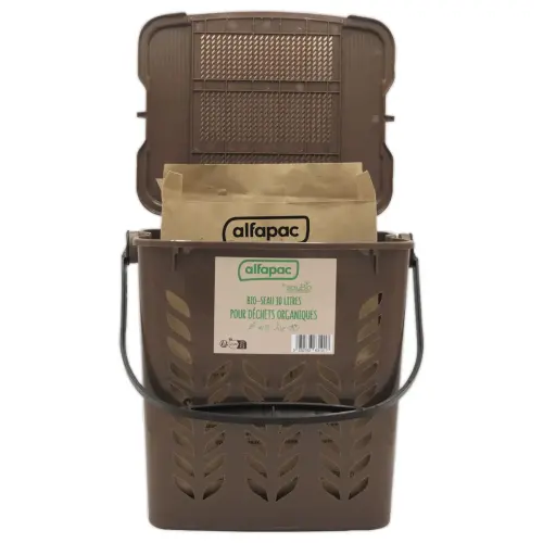 bio-seau 10L pour la collecte de déchets organiques