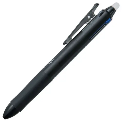 Stylo 4 couleurs Frixion Ball - Effaçable - Corps noir - Pilot