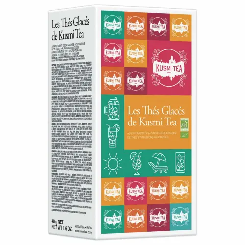 Coffret de 24 sachets de th&eacute;s glac&eacute;s bio 