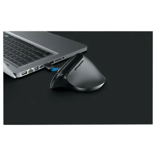Souris sans fil ergonomique noir