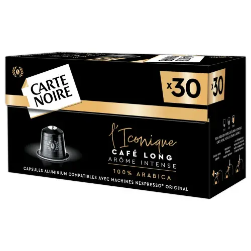 30 capsules Carte Noire Iconique - Compatibles Nespresso