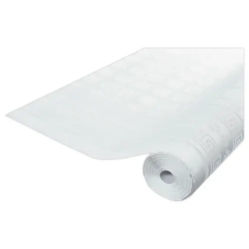 Nappe en papier 10x1,18 m en rouleau Blanc - Pro nappe