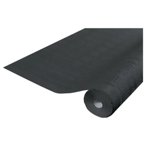 Rouleau de nappe en papier -  6 x 1,18 m - Noir - Exacompta 