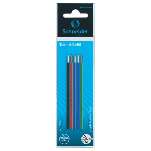 Recharge pour styloe bille Schneider take 4 
