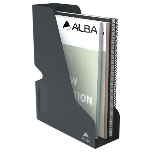Porte-revues métal - Noir - ALBA
